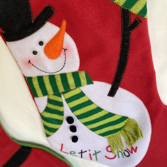 NWT Set Of 2 Very Pretty Well Made Cracker Barrel Christmas Stockings - Picture 4 of 8